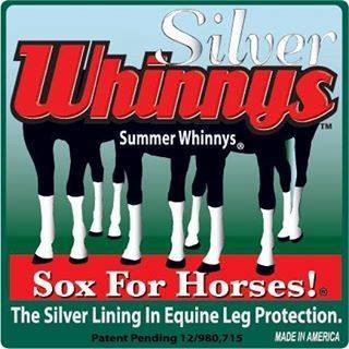 Silver Whinnys - Sox for Horses - Set of Four