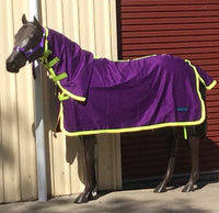 MINICRAFT Cotton Combo - Purple with Lime Binding Sizes 2'6 to 4'3 (Aus)