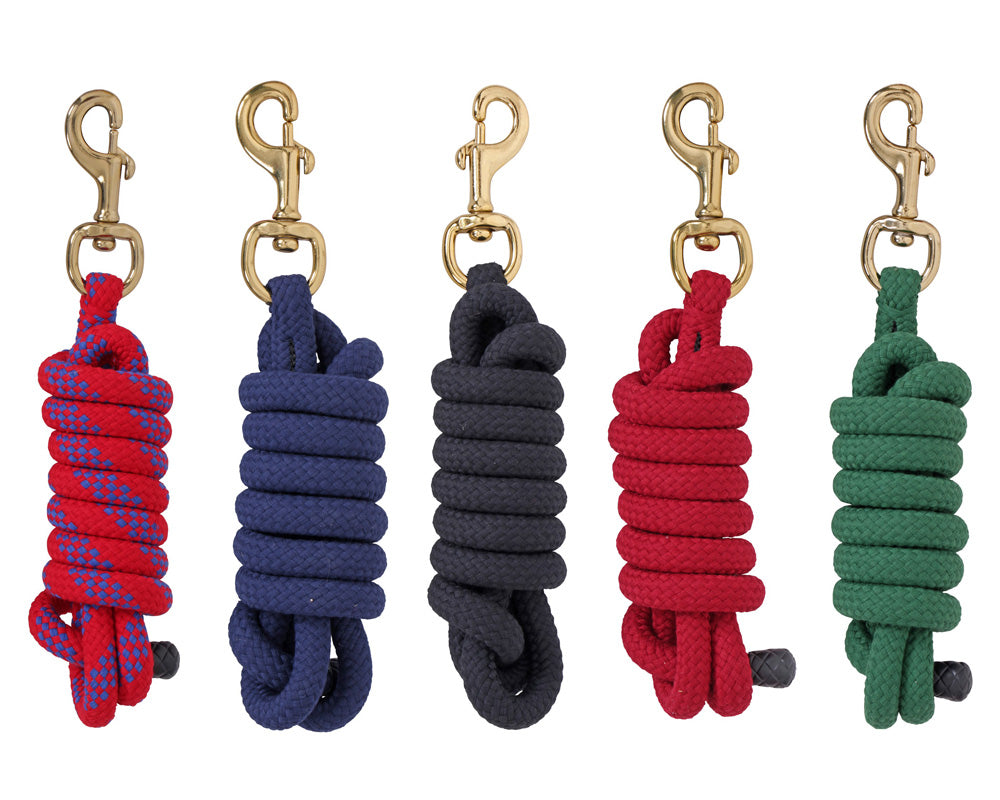 BLUE TAG COTTON WEAVE LEAD ROPE