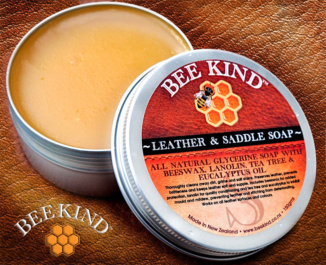 Leather & Saddle Soap - A Bee Kind NZ Product